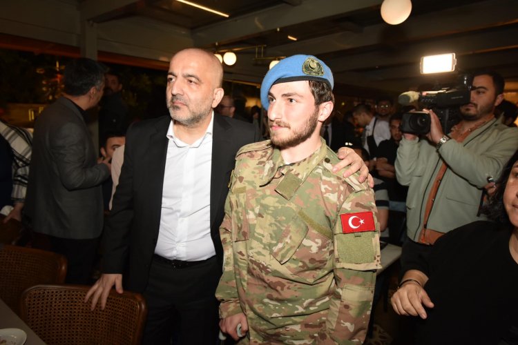 Mübariz Mənsimov iftar  süfrəsinə qatılıb