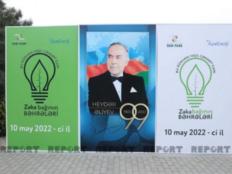 Heydər Əliyevin doğum günü münasibəti ilə ağacəkmə aksiyası keçirilib