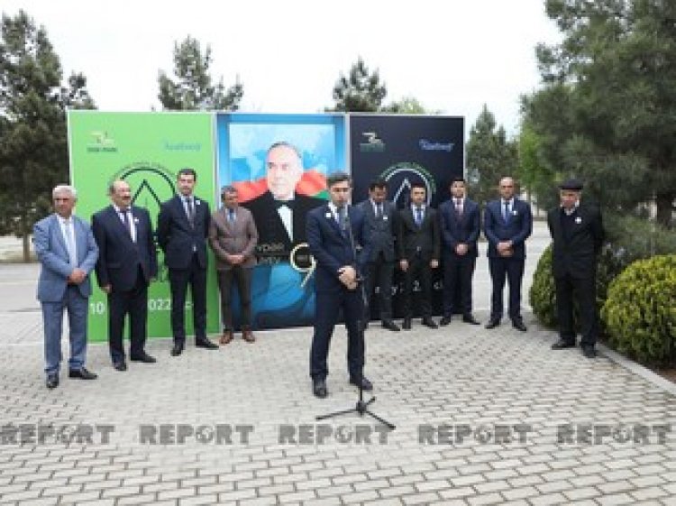 Heydər Əliyevin doğum günü münasibəti ilə ağacəkmə aksiyası keçirilib