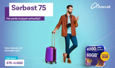 Bu yay rouminqdə Azercell-in tarifləri ilə ünsiyyətdə sərbəst ol!