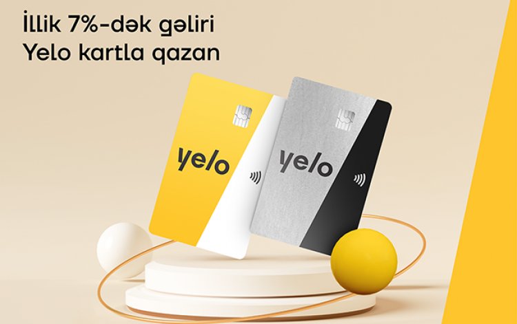 Yelo Bank-dan kart qalığına illik 7% gəlir