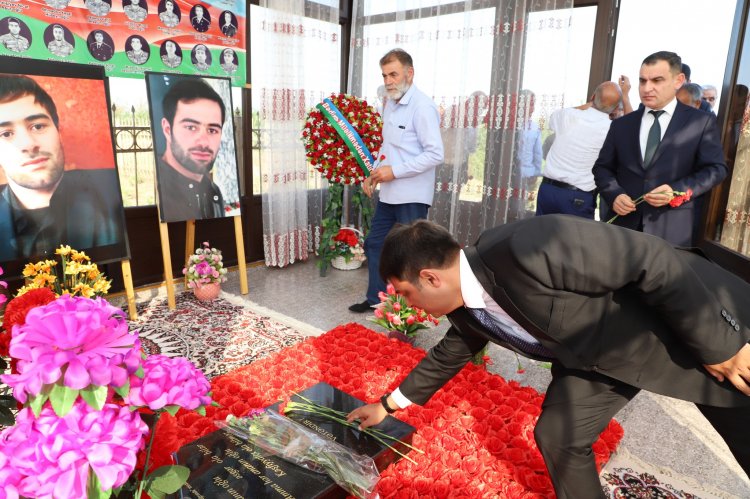 Şəhidin doğum günü qeyd olunub