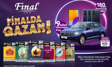 “Final” çayından möhtəşəm yubiley lotereyası