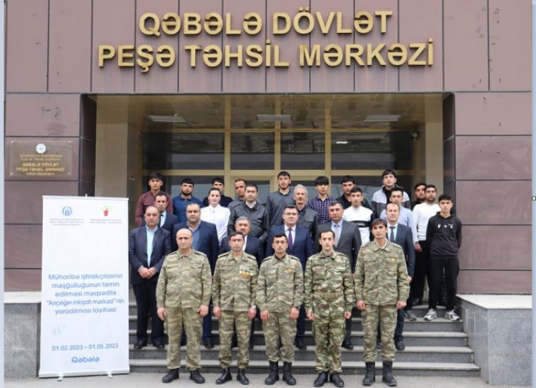 Müharibə iştirakçılarının məşğulluğuna dəstək layihəsi başa çatıb