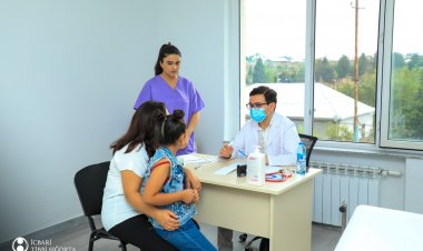 Gəncədə uşaqlar tibbi müayinədən keçib