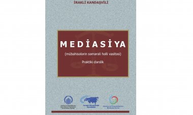 “Mediasiya - Paraktik dərslik” kitabı nəşr ediləcək