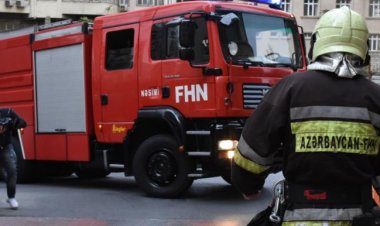 Bakıda uşaq bağçasında yanğın olub