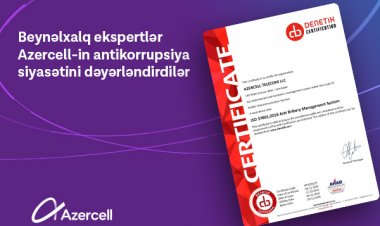 Azercell-in antikorrupsiya siyasəti beynəlxalq