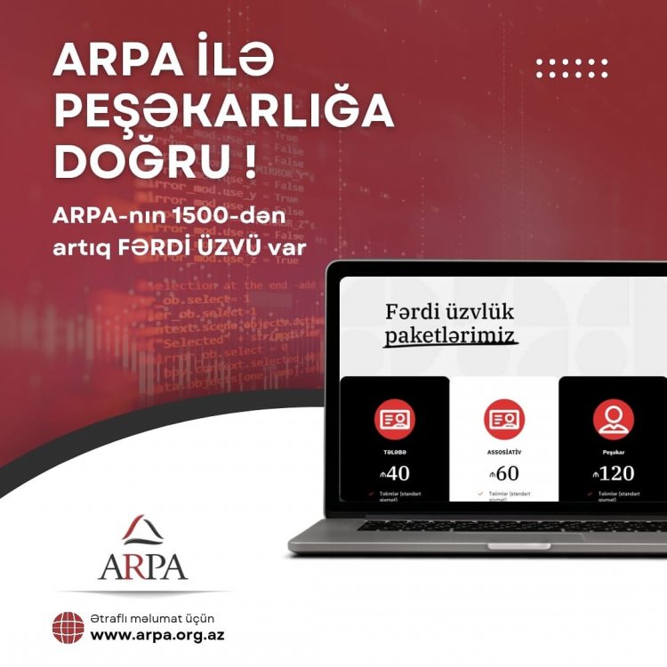 ARPA ilə peşəkarlığa doğru