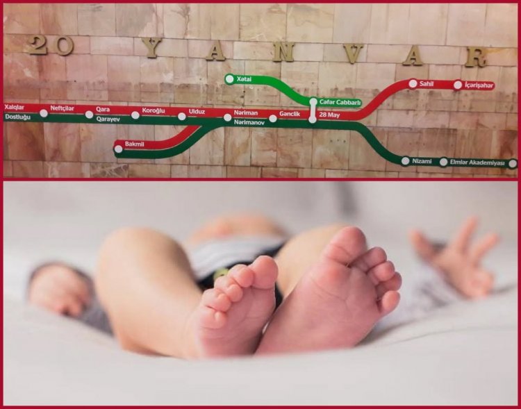 Metroda doğulan körpə 25 yaşına qədər metrodan