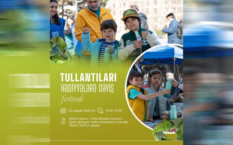 “Tullantıları hədiyyələrə dəyiş” festivalı keçiriləcək