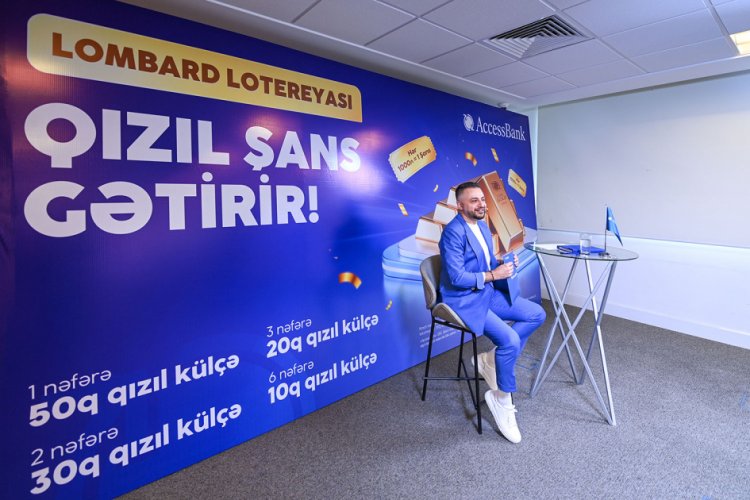 “AccessBank” “Qızıl Şans” lotereyasının ilk tirajının qaliblərini elan edib