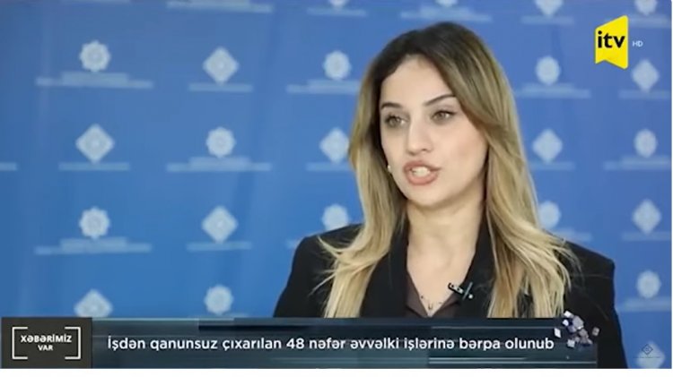 İşdən qanunsuz çıxarılan 48 nəfər əvvəlki işlərinə bərpa olunub