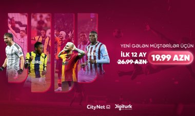 Futbol və əyləncə bir arada – “CityNet TV”dən “Digiturk” paketinə xüsusi endirim!