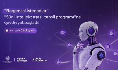 Ödənişsiz “Süni İntellekt Əsaslı Təhsil Proqramı”na qeydiyyat başlayır
